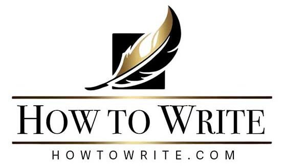 How to Write website logo with black and gold writing quill